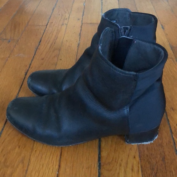 Clarks black leather combi chartli valley boots - Picture 3 of 7